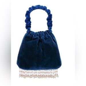 Free People Vancouver Velvet Clutch